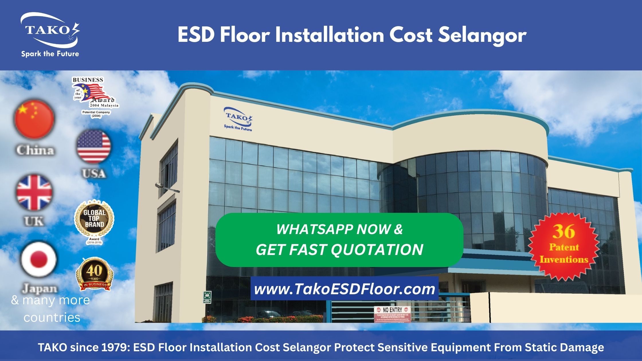 ESD floor installation cost Selangor
