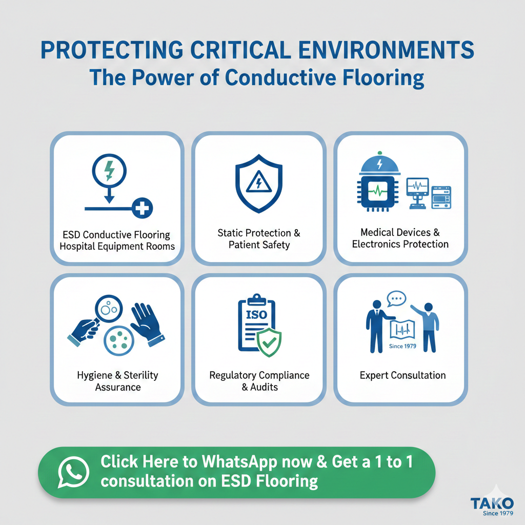 TAKO Since 1979 – Electrical Conductivity Floor Testing for Safe and Compliant Work Environments 3 image 56 Electrical conductivity floor testing