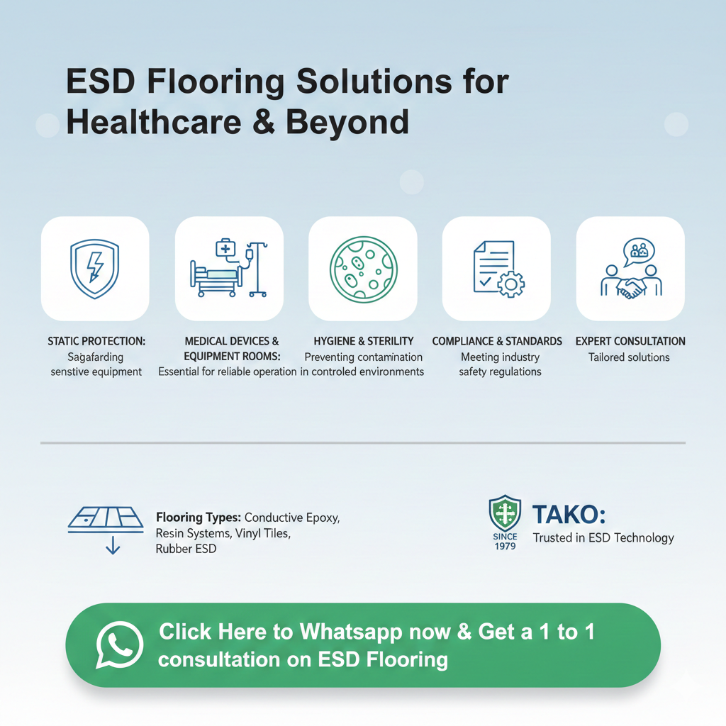 TAKO Since 1979 – Electrical Conductivity Floor Testing for Safe and Compliant Work Environments 4 image 57 Electrical conductivity floor testing